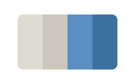 Muted colors in Nordic countries