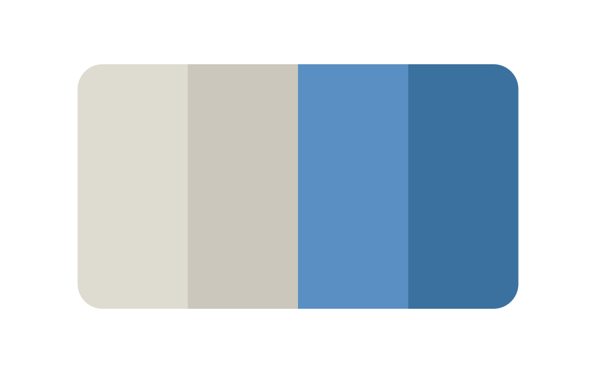 Muted colors in Nordic countries