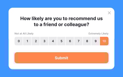 Measure user satisfaction