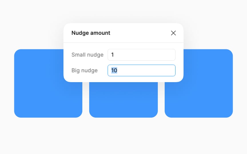 Nudge values