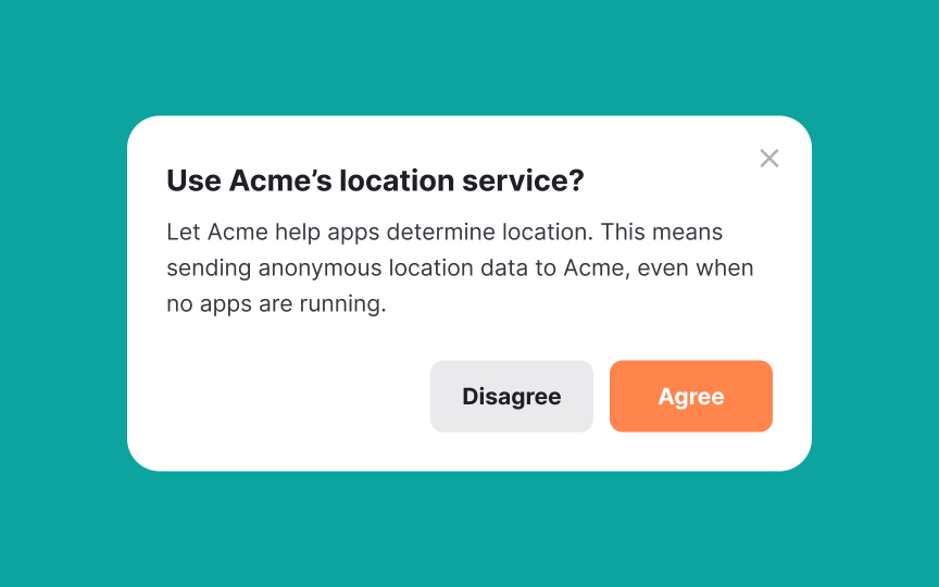 Avoid using more than two action buttons Best Practice