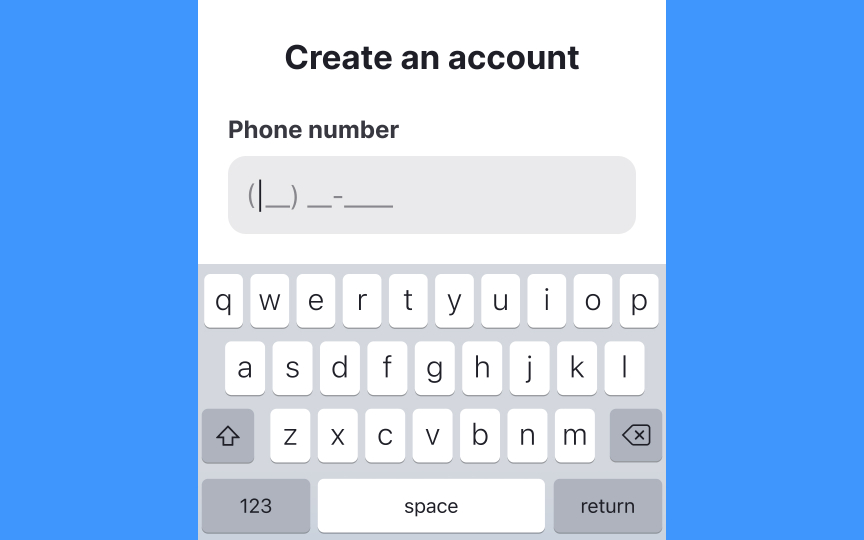 On-screen keyboard Bad Practice