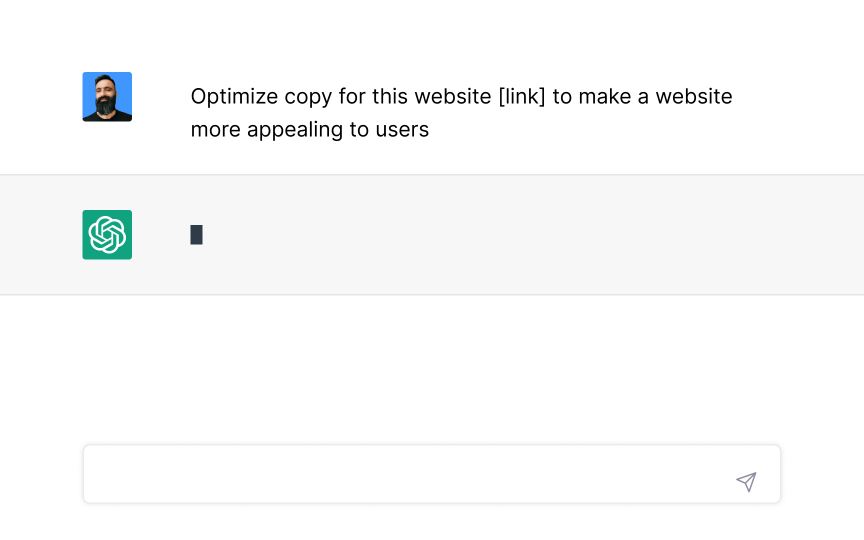 Optimize existing website or app copy Bad Practice