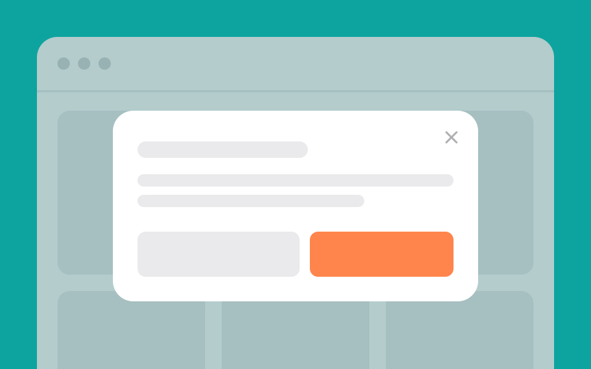 Guide user attention with a dark overlay Best Practice