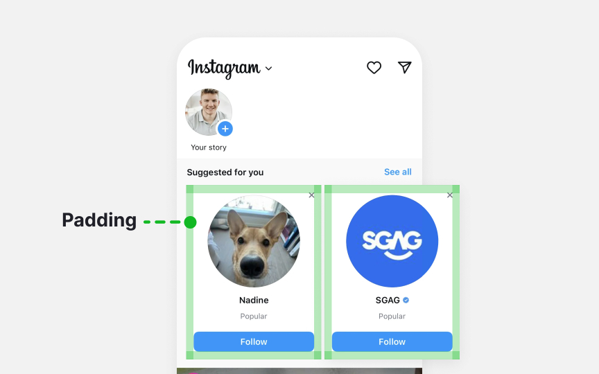 Padding in Apple’s designs