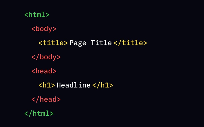 Page structure Bad Practice