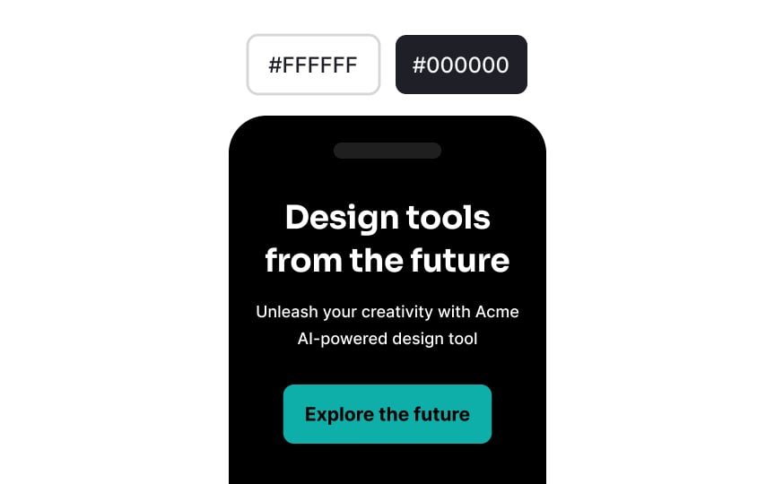Design dark mode mindfully Bad Practice