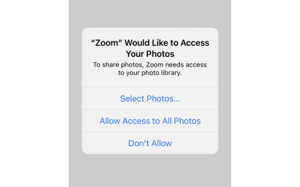 Permission flow design