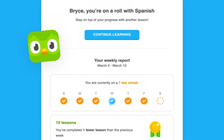 Personalizing message content for increased relevance