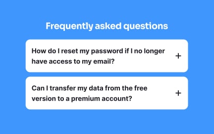Craft insightful FAQs