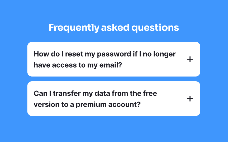 Craft insightful FAQs Best Practice