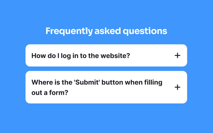 Craft insightful FAQs Bad Practice