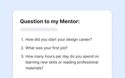 Prepare a list of questions