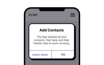 Privacy zuckering