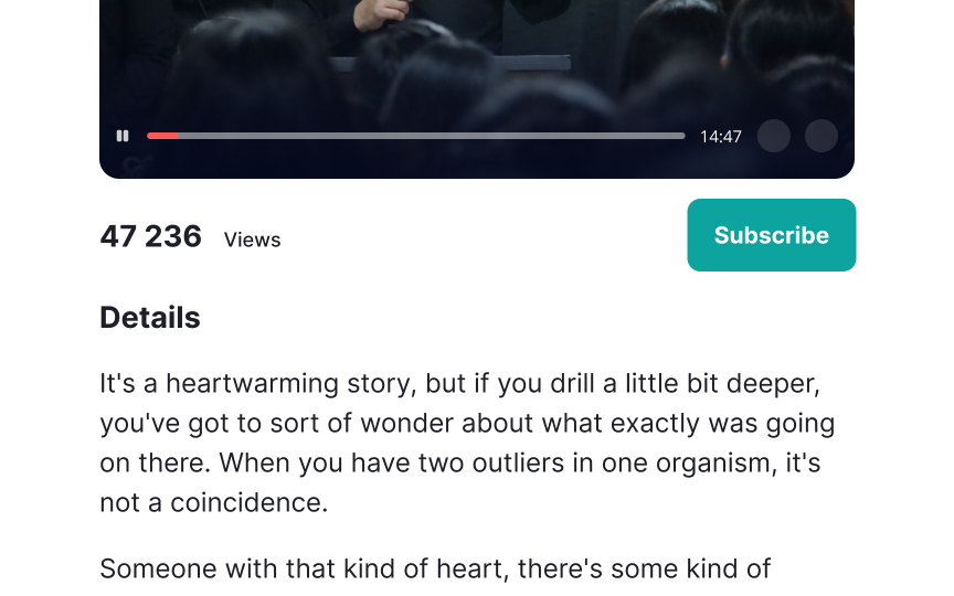 Provide text transcripts Bad Practice