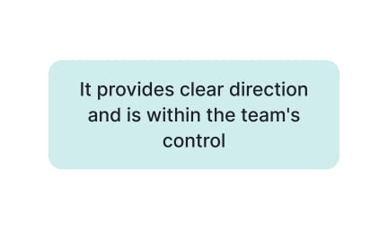 Putting the outcome at the top of the tree