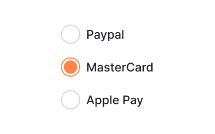 Radio buttons
