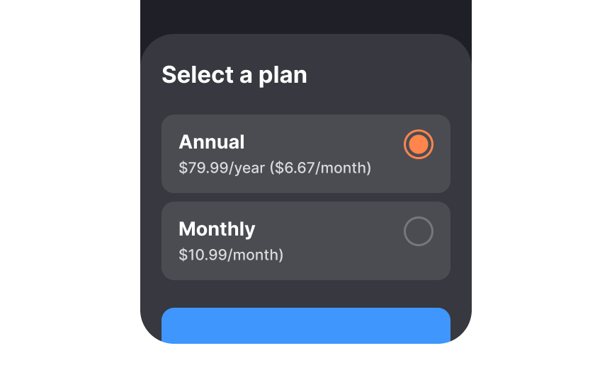 Radio buttons Best Practice