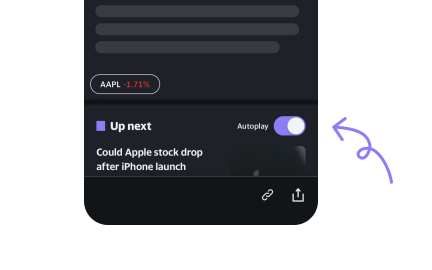 Recognizing signals for automation change