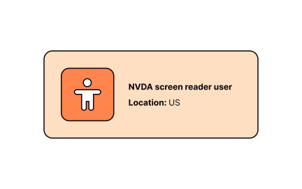 Recruiting users with accessibility needs