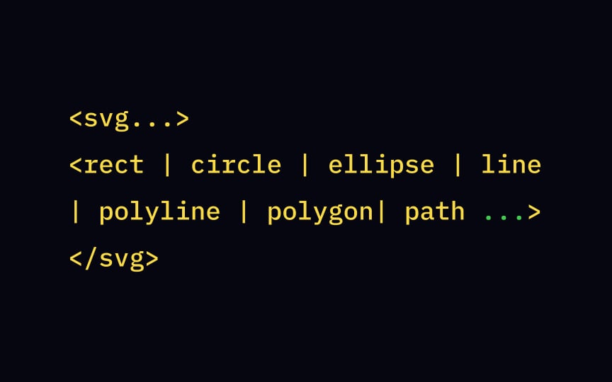 Basic SVG shapes