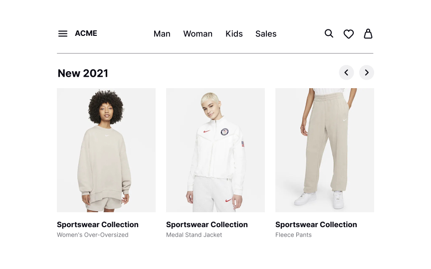 Use symmetrical grids for uniform content Best Practice