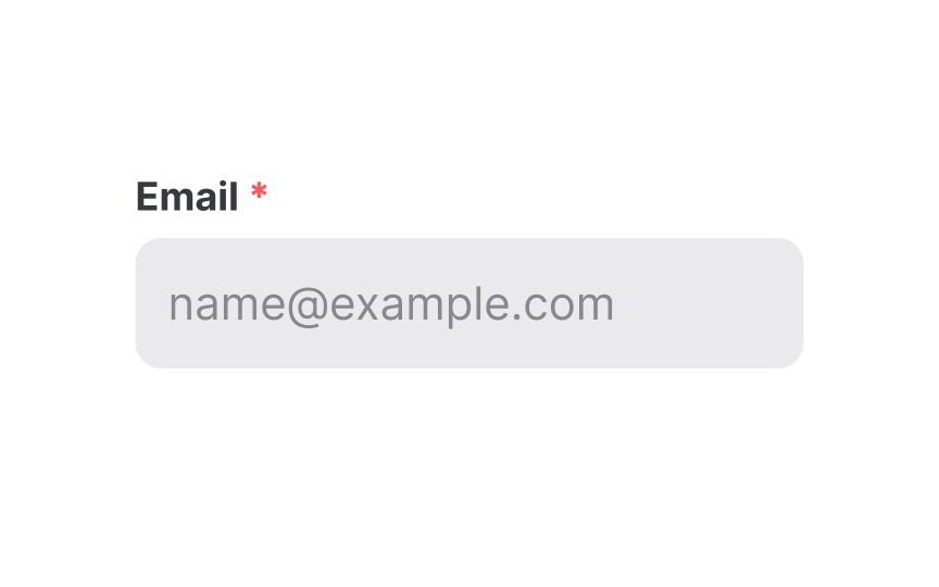 Required input