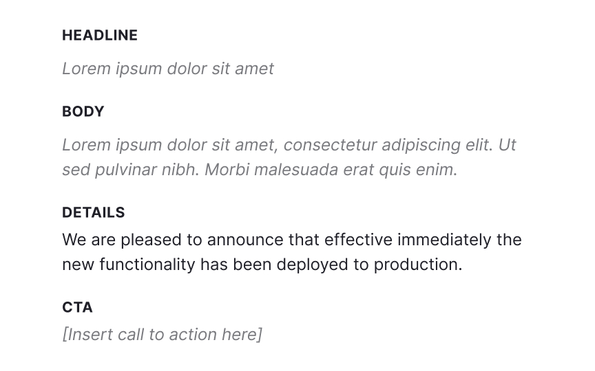 Reusable templates and examples Bad Practice