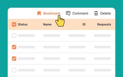 Streamline table operations