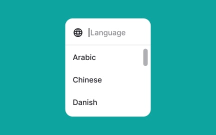 Menu scrolling
