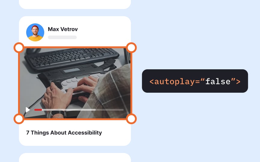 Avoid autoplay Best Practice