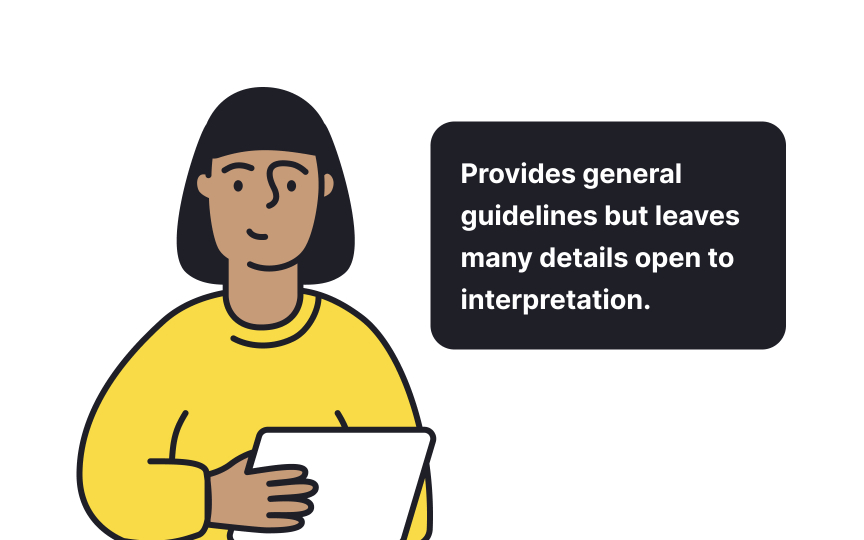 Set clear rules and expectations Bad Practice