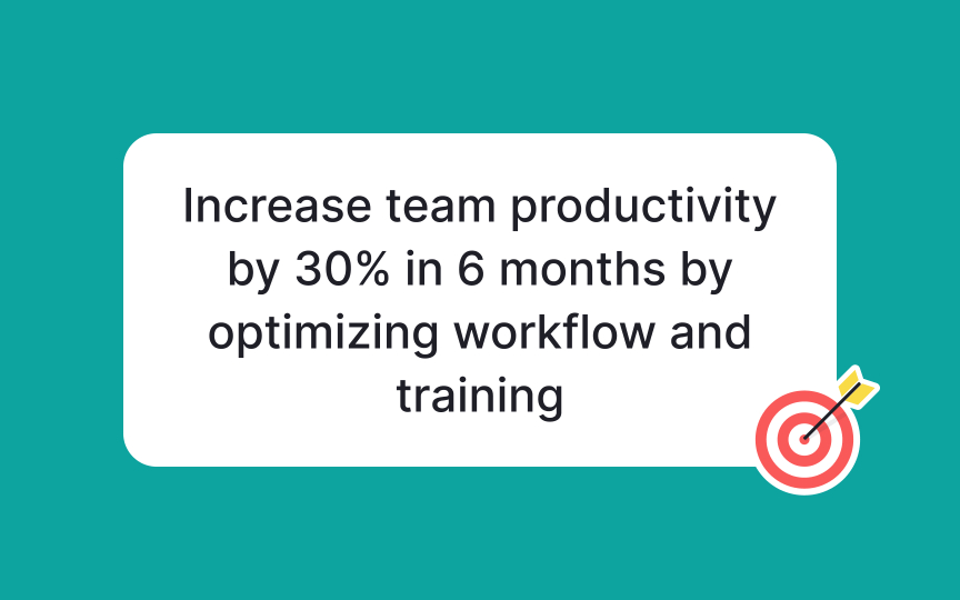 Set incremental goals Best Practice