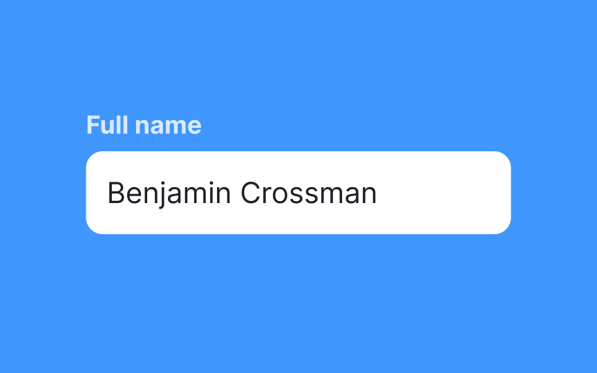 Single-line input