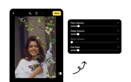 Slider design for continuous AI parameters