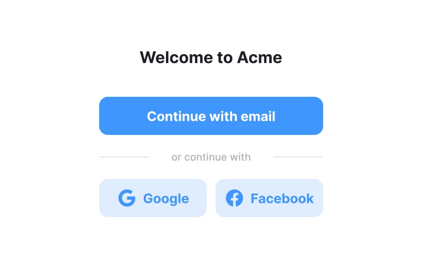Allow signing up with social media profiles Best Practice