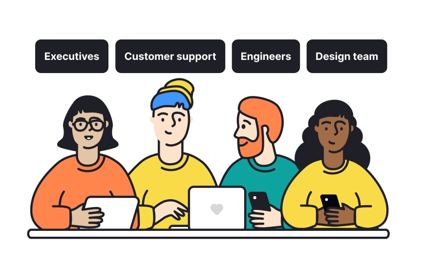 Stakeholder communication patterns