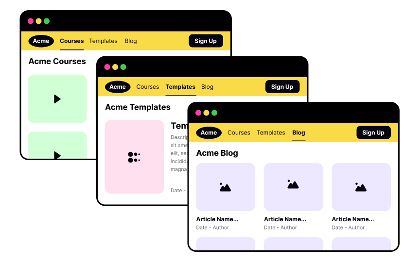 Start thinking in modules