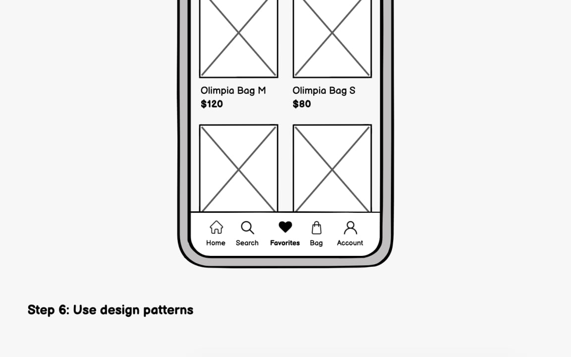 Step 6: Use design patterns Best Practice