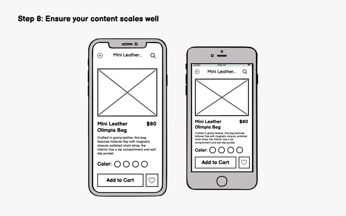 Step 8: Ensure your content scales well Best Practice