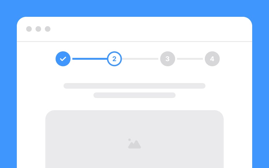 Use step labels to enhance recognition Bad Practice