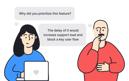 Stress-testing prioritization logic in a case study