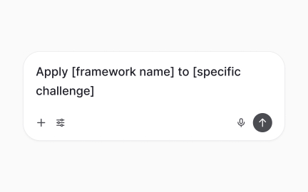 Structured brainstorming frameworks
