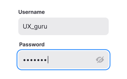 Use standard input styling for faster recognition