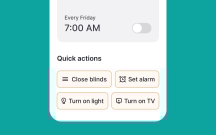 Style chips for easy usability