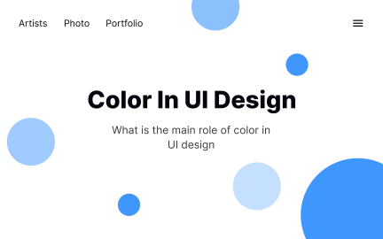 Subtlety with color