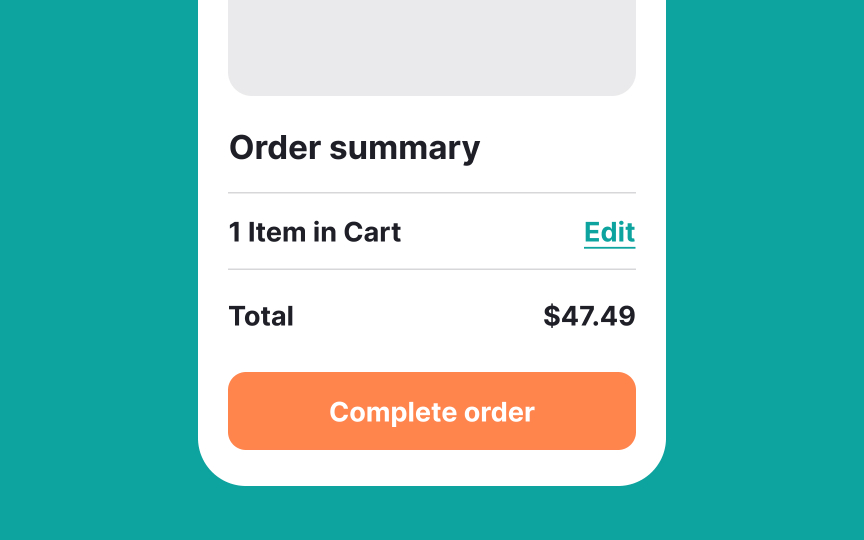 Summarize the order details Bad Practice