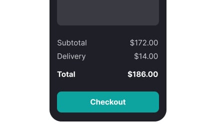 Make a clear shopping cart summary