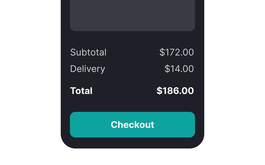 Make a clear shopping cart summary Best Practice