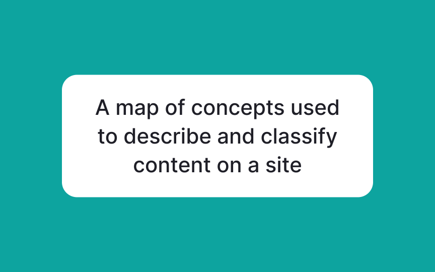 Taxonomy vs IA structure Best Practice